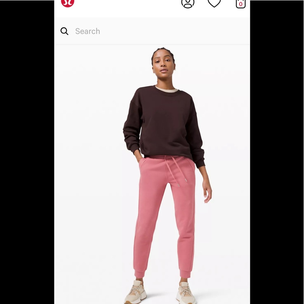 LULULEMON SCUBA JOGGERS! !! Size 0 Briar Rose  NEW!!! Without tags!